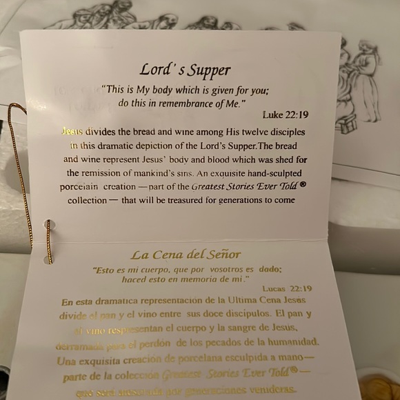 The Lords Supper Home Interiors NIB - Picture 2 of 6